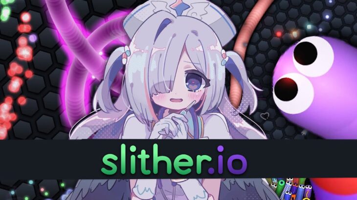 【Slither.io】初めてのスリザリオ！！世界にいくのだ！！！！【天音かなた/ホロライブ】《Kanata Ch. 天音かなた》