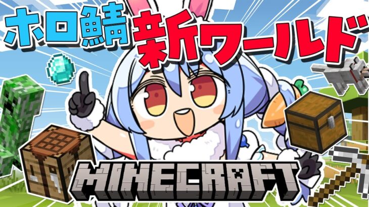 【Minecraft】ホロ鯖に新ワールドきｔらあああああああああああああああああああああああああ！！！！！！！！！ぺこ！【ホロライブ/兎田ぺこら】《Pekora Ch. 兎田ぺこら》