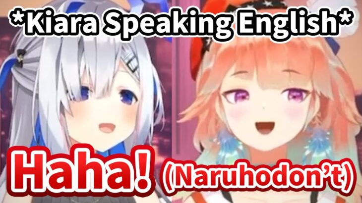 Kanata Gives Polite Smile to Kiara Speaking Native English But Kanata Understands Almost Nothing