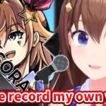 Sora records and provides her voices to the game developer during her stream [Hololive/Eng sub]