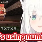 Fubuki gets surprised by Miko using numbers [Hololive/Eng sub]