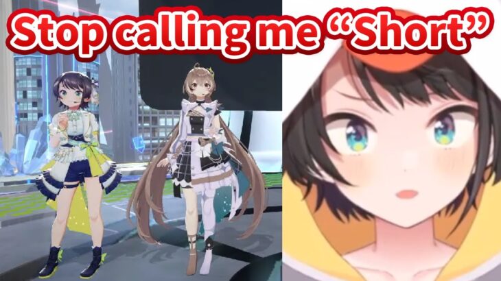 Subaru scolds people calling her short by comparing with Mumei [Hololive/Eng sub]