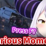 Laplus gets tricked by her viewers “Press F” then falls from helicopter【Hololive Hilarious Moments】