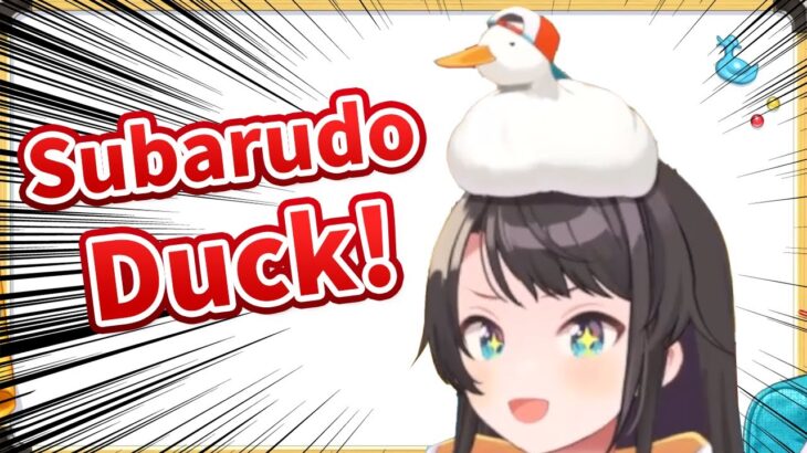 Subarudo Duck can get on top of Subaru’s head now [Hololive/Eng sub]