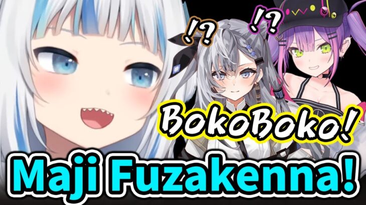 Gura intimidates Towa and Zeta using Bad Japanese【Hololive/Eng sub】