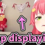 Miko gets angry at her viewer obviously displaying her Pantsu on the wall【Hololive/Eng sub】