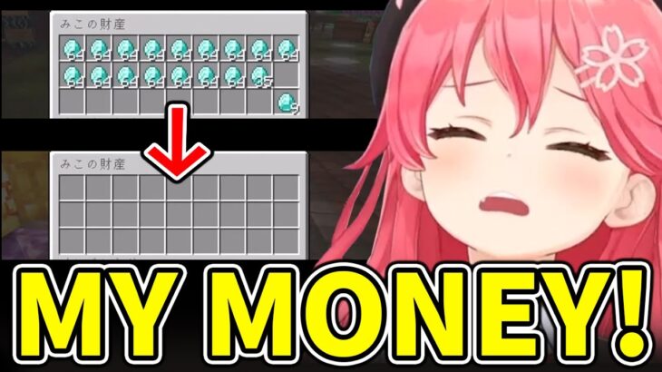 The result of Miko start gambling for clearing her debt…【Hololive/Eng sub】