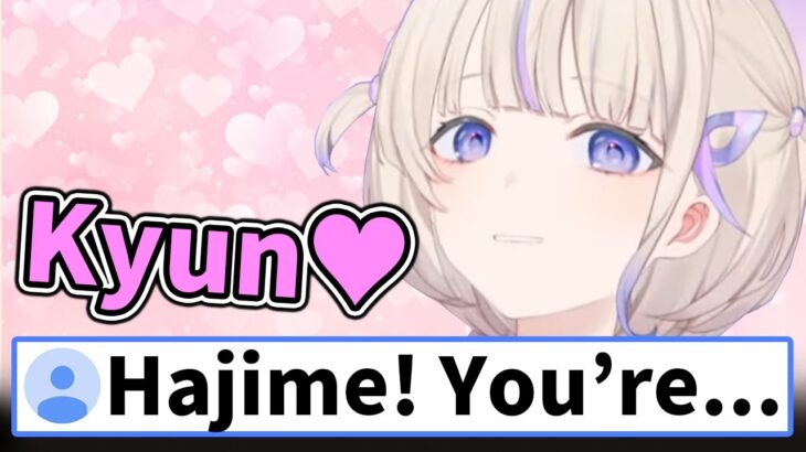 Hajime falls in love with her viewer with just 1 phrase【Hololive/Eng sub】