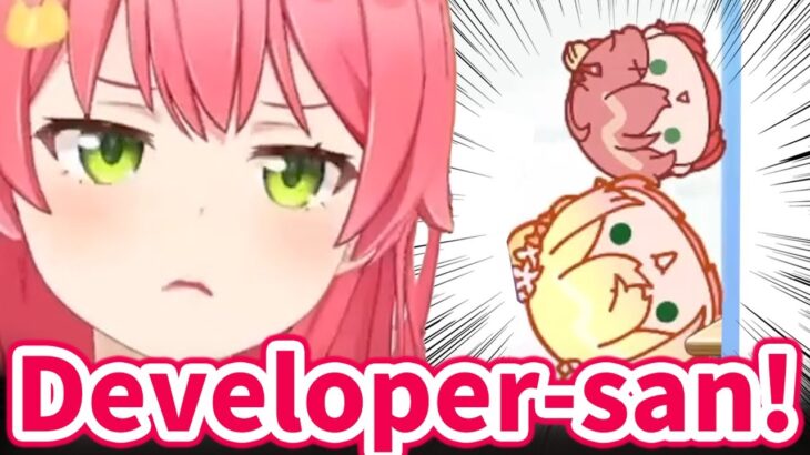 Miko begs the developer to make hers bigger than Nene’s【Hololive Suika Game】【Hololive/Eng sub】