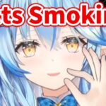 Lamy acts smoking and getting caught by her viewers on stream【Hololive/Eng sub】
