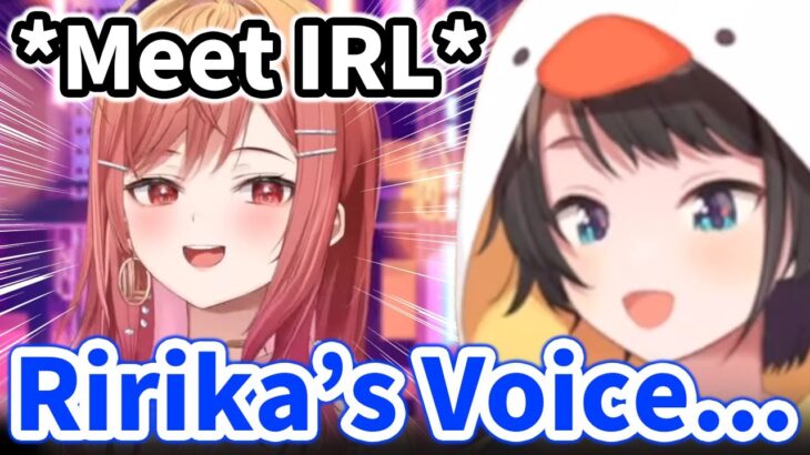 Subaru met Ririka for the first time IRL and felt the synergey from her【Hololive/Eng sub】