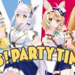 Yes! Party Time!! (Game ver.)- 白上フブキ,不知火フレア,角巻わため,尾丸ポルカ(cover)《フブキCh。白上フブキ》