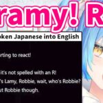 Lamy can’t pronounce “L” well and gets translated as “R”【Hololive/Eng sub】