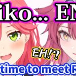 Miko meets Raora for first time and introduces herself “Hololive EN”【Hololive】