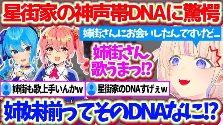 すいちゃん家で初めて姉街に会った際、姉街の歌(鼻歌)があまりに上手すぎて『星街家の神声帯DNA』に驚愕した番長w【ホロライブ切り抜き/轟はじめ/星街すいせい/さくらみこ】