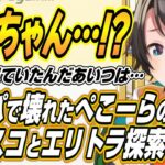 【ホロライブ切り抜き/大空スバル】青ウパで壊れたぺこーらからのディスコードとエリトラ探索について語るスバル【兎田ぺこら/戌神ころね/角巻わため】