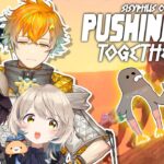 【Pushing it! Together】ひっぱたきもあり！？巨石を押して進む協力苦行ゲーム！【にじさんじ/町田ちま/戌亥とこ/宇佐美リト/魁星】#股下マナティ《町田ちま【にじさんじ】》