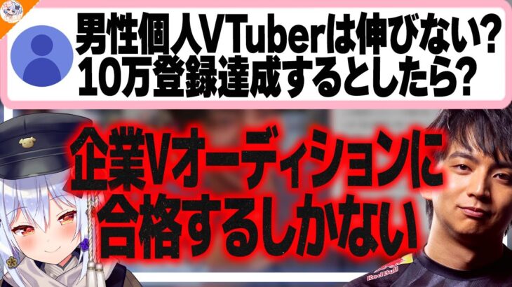 【男性VTuberの戦略】男性個人勢Vに厳しい現実を突き付けて爆笑するけんき【#けんたま相談所 犬山たまき】