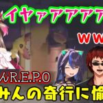 【よぼはん】で話題の【R.E.P.O.】を遊び、初心者の【桜ころみん】が謎行動をしてしまい【Kson/天開司/兎鞠まり】が愉悦＆爆笑ｗｗ【切り抜き】