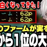 【面白まとめ】0ポイントから始まる2日目、ファームが実を結び大躍進する葛葉達【にじさんじ/切り抜き/にじマイクラ聖地占領戦】