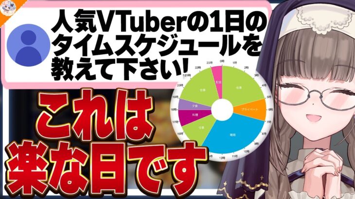 【タイムスケジュール】人気VTuberの1日とは? 犬山たまき&佃煮のりお、1日のスケジュール公開!【#のりお懺悔室】