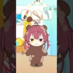 クマリンの恋を叶えるため大変身させよう！💄💘#shorts《Marine Ch. 宝鐘マリン》
