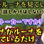 ホロのマイクラ大型企画で【響咲リオナ】が推しの【姫森ルーナ】を発見すると、ついつい目線を奪われて黙って見つめたり、目の前に現れると緊張から急停止して逃げてしまうｗ【ホロライブ/切り抜き】