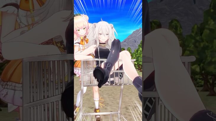 テープぶっちぎりチャレンジ！ #hololive #ホロライブ #獅白ぼたん #桃鈴ねね《hololive ホロライブ – VTuber Group》