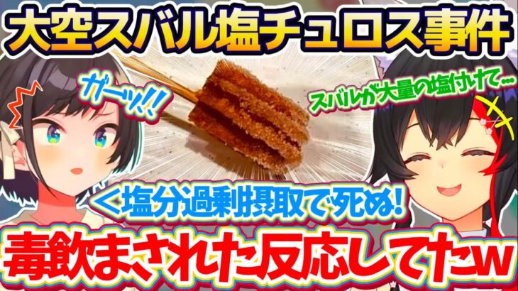 【PON】先日串家物語で発生した『大空スバル塩チュロス事件』について、腹筋が壊れるくらい爆笑するミオしゃw【ホロライブ切り抜き/大神ミオ/大空スバル】